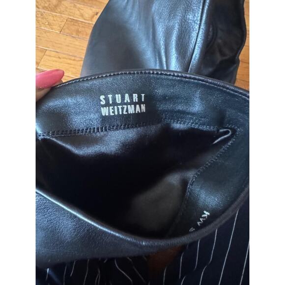STUART WEITZMAN BLACK KNEE HIGH BOOT 10M (1400 - Picture 3 of 8